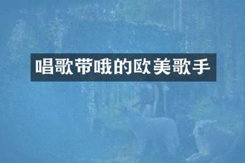 唱歌带哦的欧美歌手