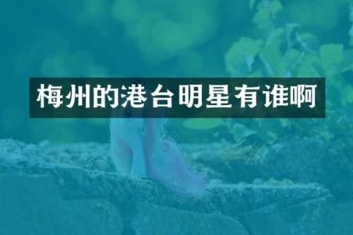 梅州的港台明星有谁啊