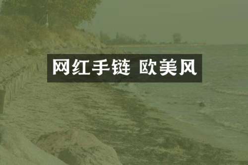 网红手链 欧美风