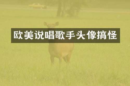 欧美说唱歌手头像搞怪