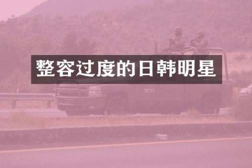 整容过度的日韩明星