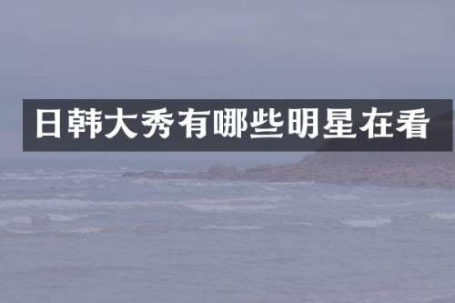 日韩大秀有哪些明星在看