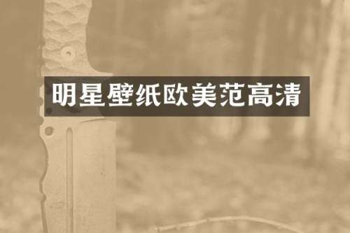 明星壁纸欧美范高清