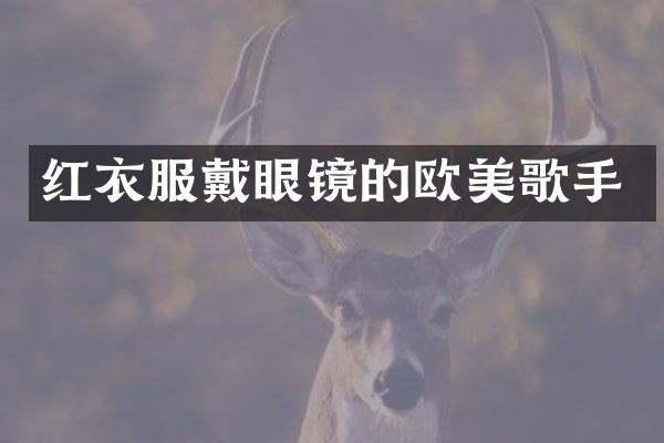 红衣服戴眼镜的欧美歌手