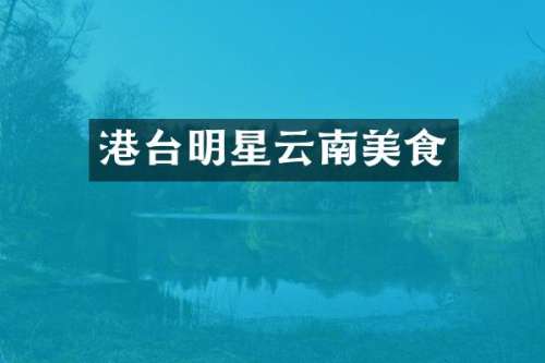港台明星云南美食