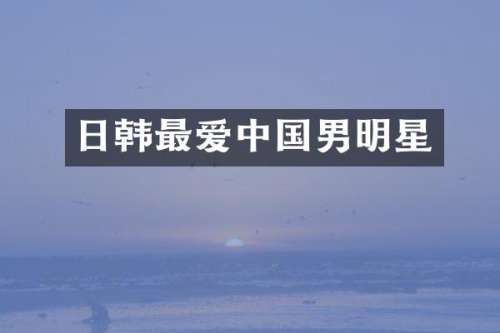 日韩最爱中国男明星