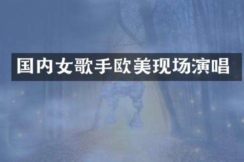 国内女歌手欧美现场演唱