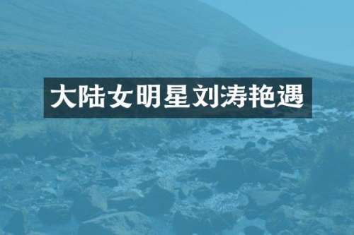 大陆女明星刘涛艳遇