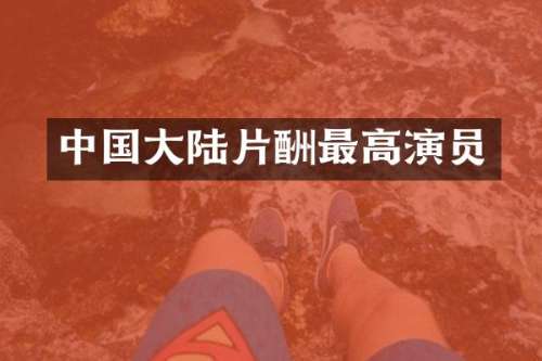中国大陆片酬最高演员