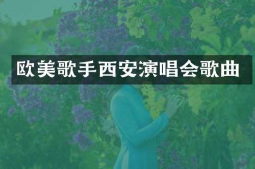 欧美歌手西安演唱会歌曲