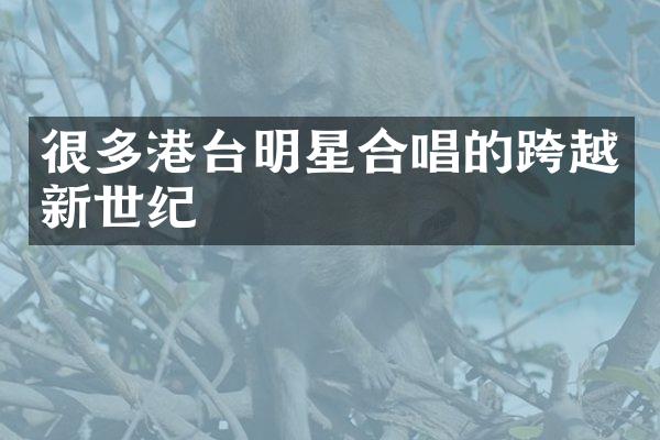 很多港台明星合唱的跨越新世纪