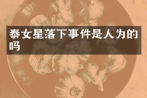 泰女星落下事件是人为的吗