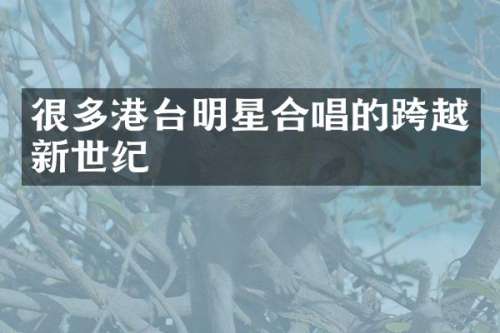 很多港台明星合唱的跨越新世纪