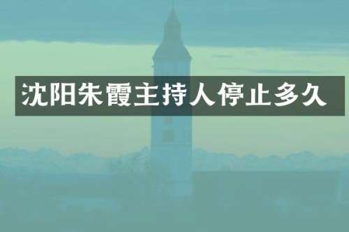 沈阳朱霞主持人停止多久