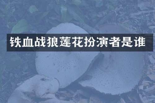 铁血战狼莲花扮演者是谁