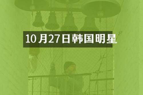10月27日韩国明星