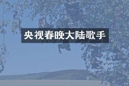 央视大陆歌手