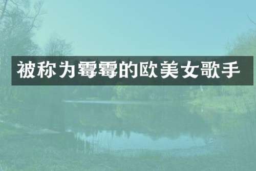 被称为的欧歌手