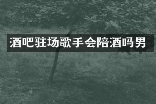 酒吧驻场歌手会陪酒吗男
