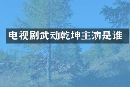 电视剧武动乾坤主演是谁
