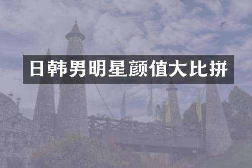 日韩男明星颜值大比拼