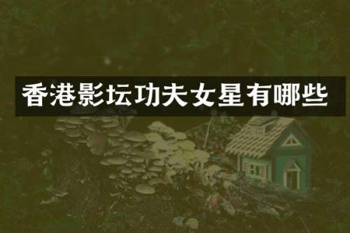 香港影坛功夫女星有哪些