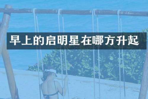 早上的启明星在哪方升起