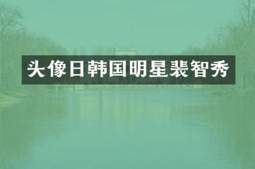 头像日韩国明星裴智秀