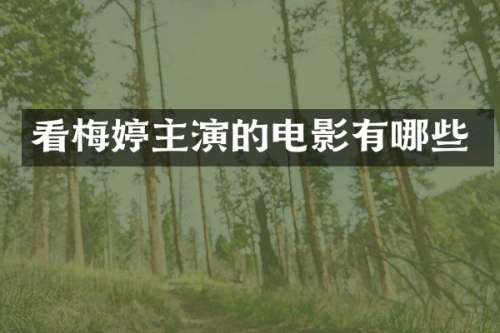 看梅婷主演的电影有哪些
