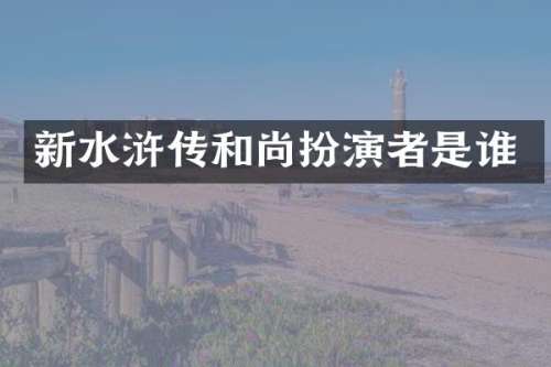 新水浒传和尚扮演者是谁