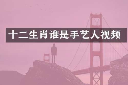 十二生肖谁是手艺人视频