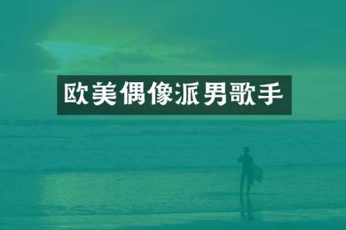 欧美偶像派男歌手