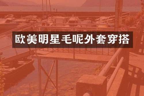 欧美明星毛呢外套穿搭