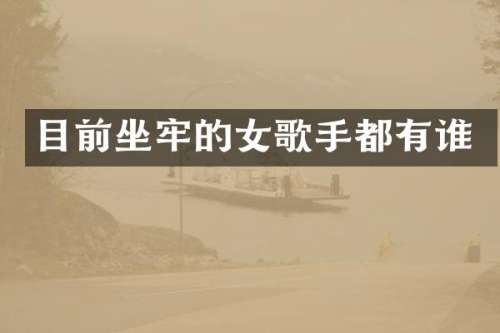 目前坐牢的女歌手都有谁