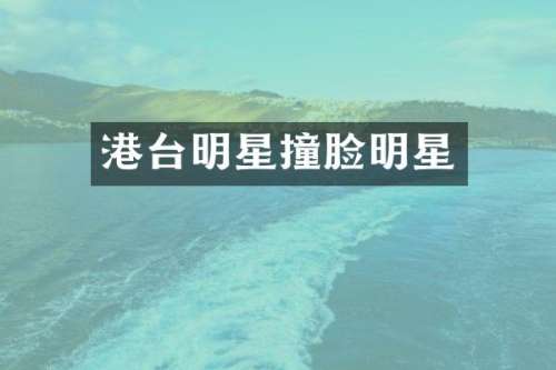 港台明星撞脸明星