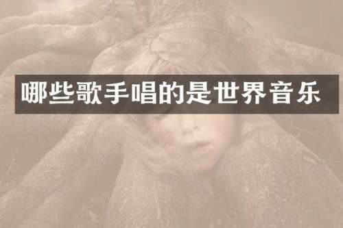 哪些歌手唱的是世界音乐