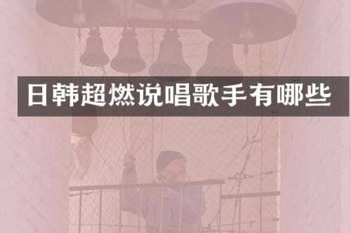 日韩超燃说唱歌手有哪些