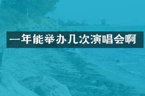 一年能举办几次演唱会啊