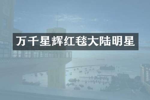 万千星辉红毯大陆明星