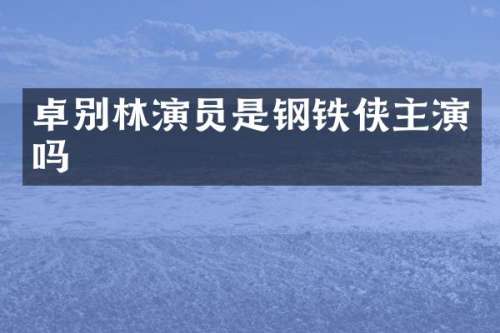卓别林演员是钢铁侠主演吗