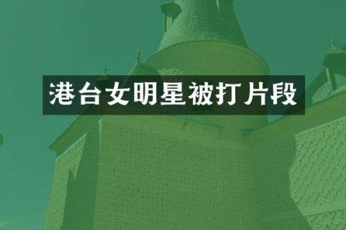 港台女明星被打片段