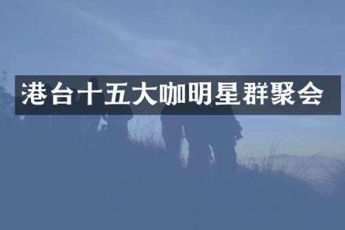 港台十五大咖明星群聚会