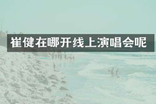 崔健在哪开线上演唱会呢