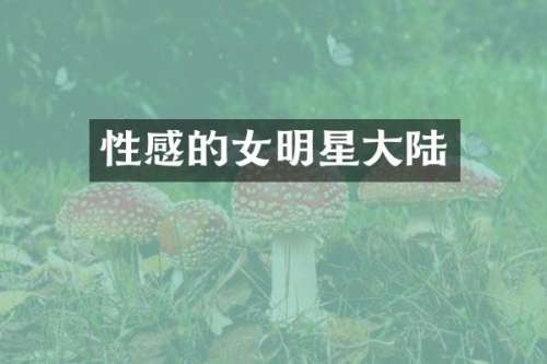 性感的女明星大陆