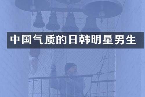 中国气质的日韩明星男生