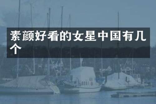 素颜好看的女星中国有几个