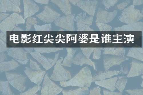 电影红尖尖阿婆是谁主演