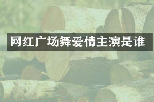 网红广场舞爱情主演是谁