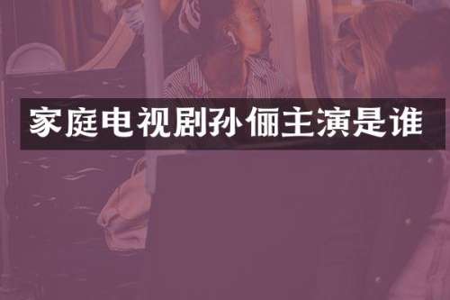 家庭电视剧孙俪主演是谁