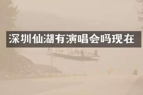 深圳仙湖有演唱会吗现在